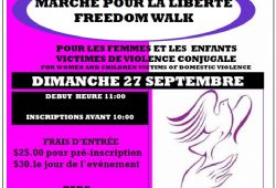 First Annual Freedom Walk to raise awareness, money for victims of domestic violence