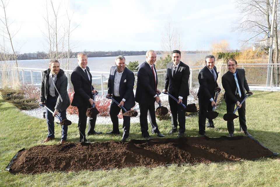 Ground Breaking Ceremony and a New Ambassador for Aquablu Guy Lafleur as New Spokesperson for Greater Montreals Most Sought- After Address | Laval Families Magazine | Laval's Family Life Magazine